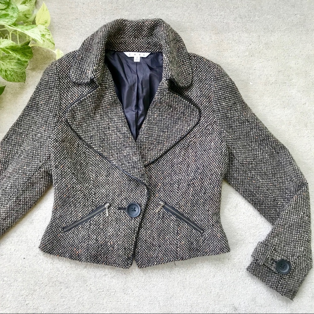 CAbi |Cropped Motorcycle Jacket Blazer